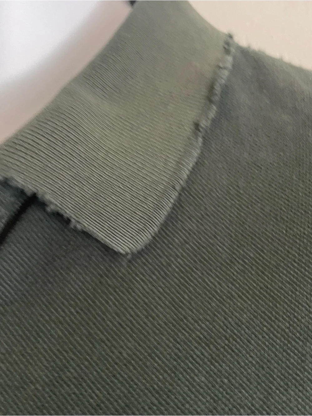 Distressed Ralph Lauren Dark Green Polo with Red Pony Embroidery
